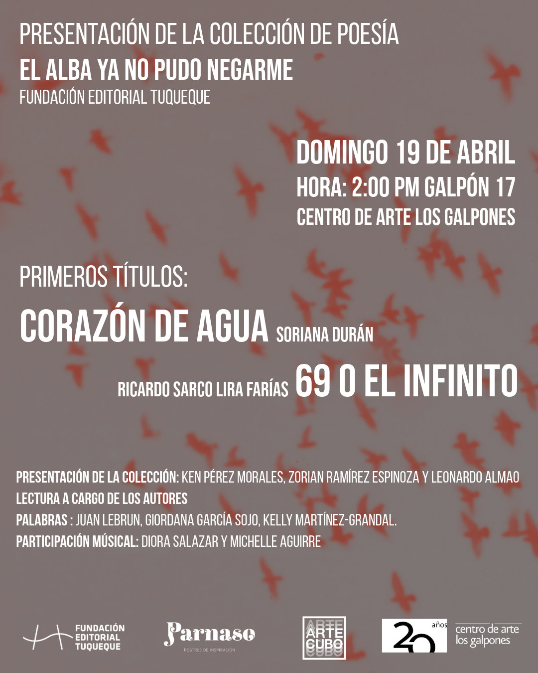 Nueva colección de poesía “El alba ya no pudo negarme”