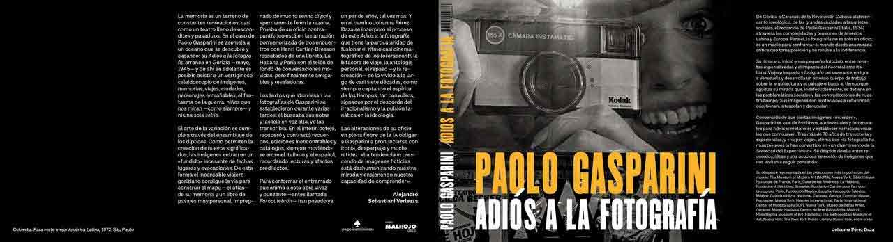 Paolo Gasparini: Adiós a la fotografía